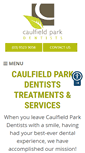 Mobile Screenshot of caulfielddentists.com.au